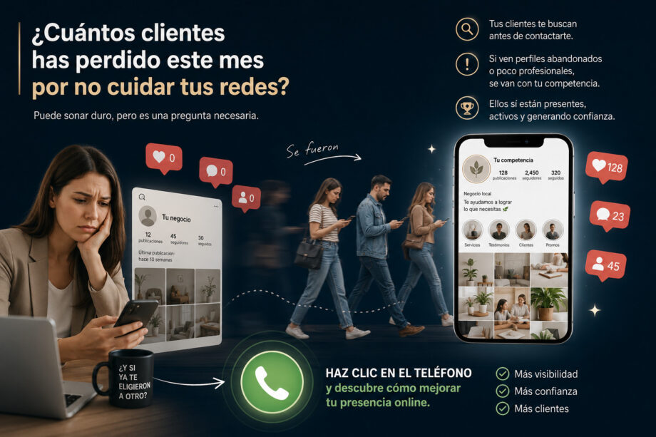 ¿Cuántos Clientes Has Perdido Este Mes Por No Cuidar Tus Redes?